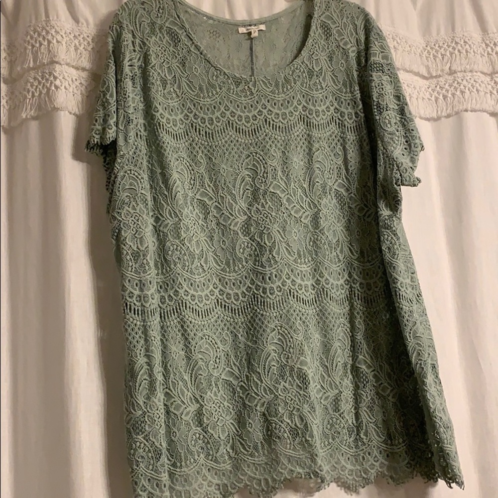 Maurices lace top plus size 4x